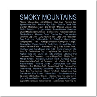 Smoky Mountains Trails Posters and Art